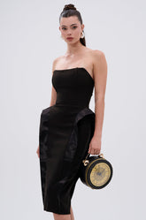 CHIC AND SOPHISTICATED STRUCTURED MIDI DRESS