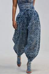 DENIM FOR DAYS BALLOON PANT IN DARK BLUE DENIM