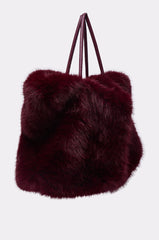 ALAIA FAUX FUR TOTE