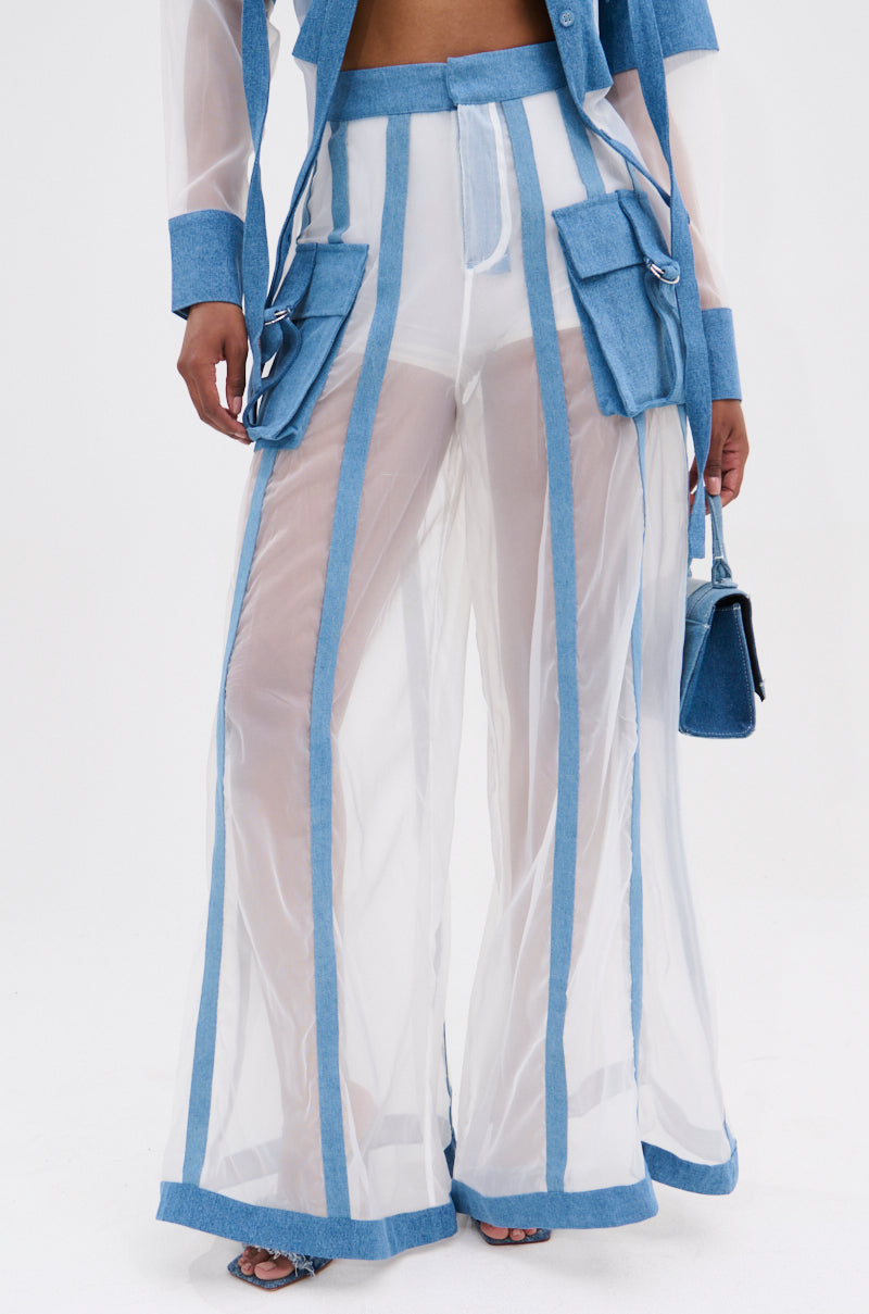 CELINE WIDE LEG TROUSER