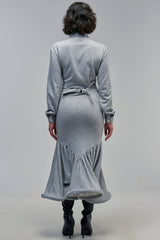 COMFY YET CUTE LONG SLEEVE SCUBA MAXI DRESS