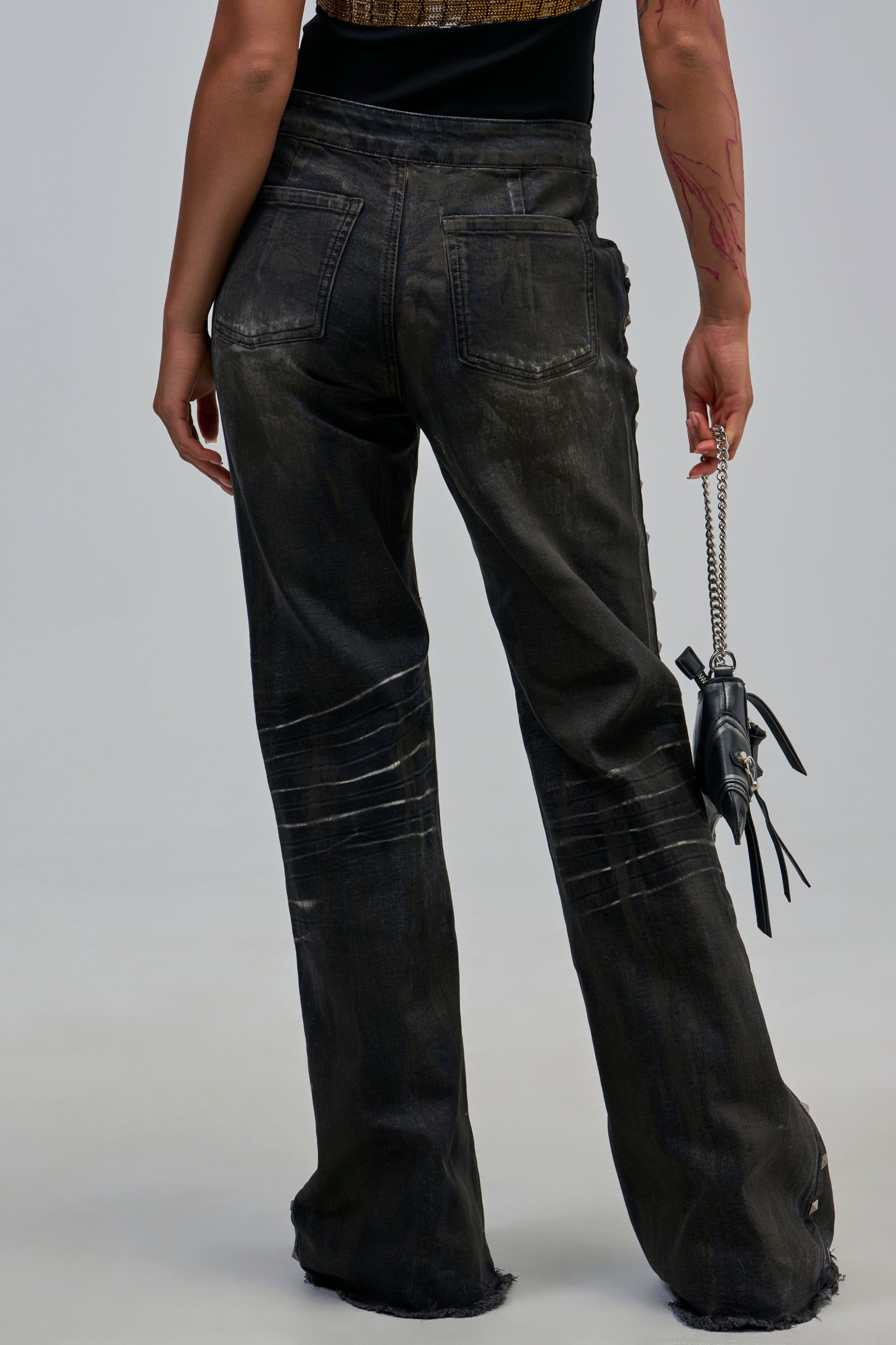 CRAZY FOR YOU METALLIC DENIM