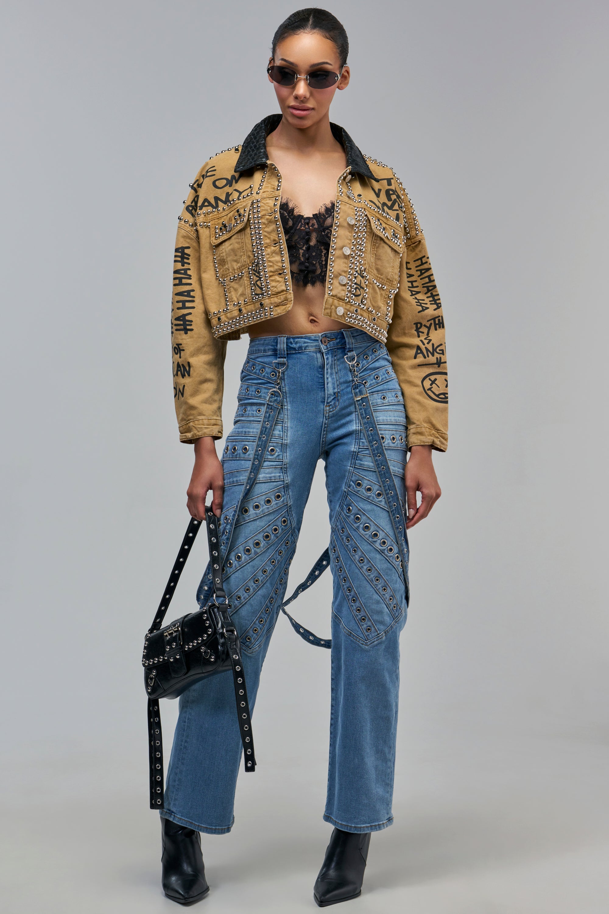 CRAZY FOR YOU GROMMET DENIM