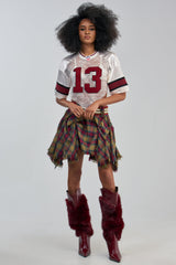 CRAZY FOR YOU PLAID MINI SKIRT