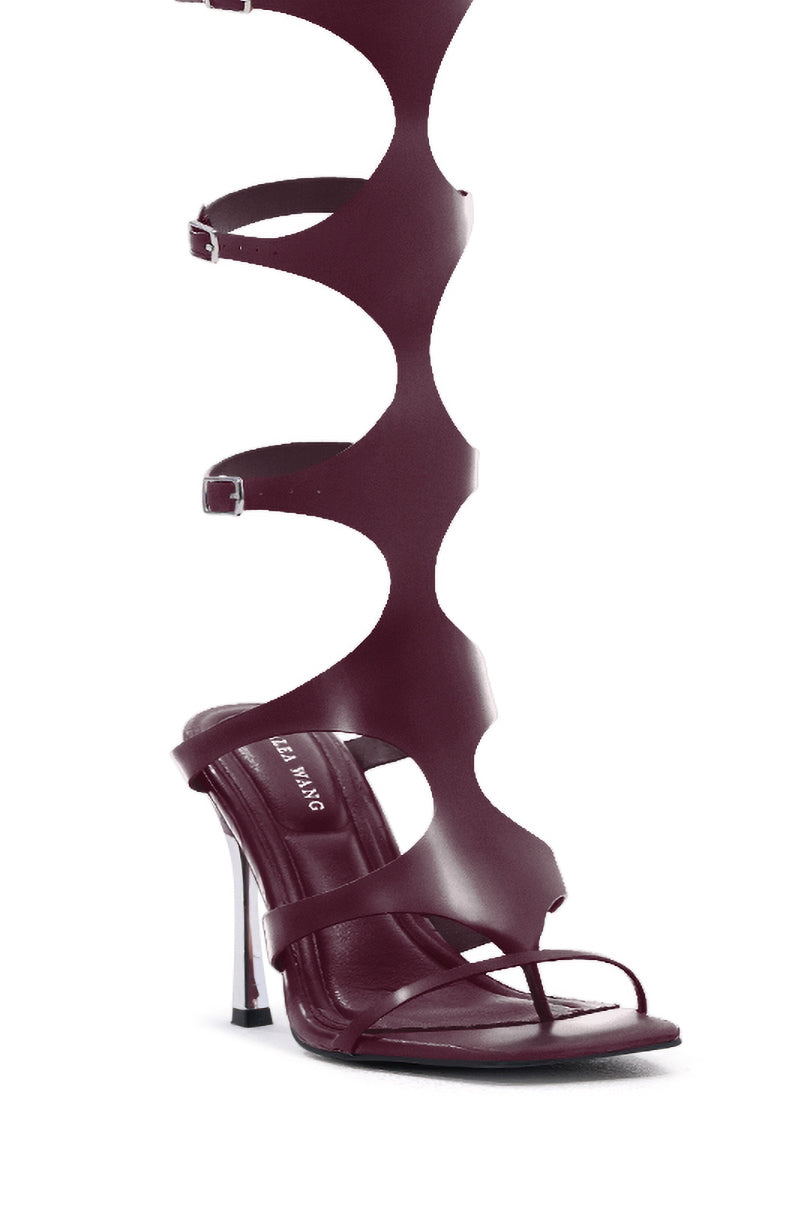 AZALEA WANG DAGON LIQUID LUXE CAGED SANDAL