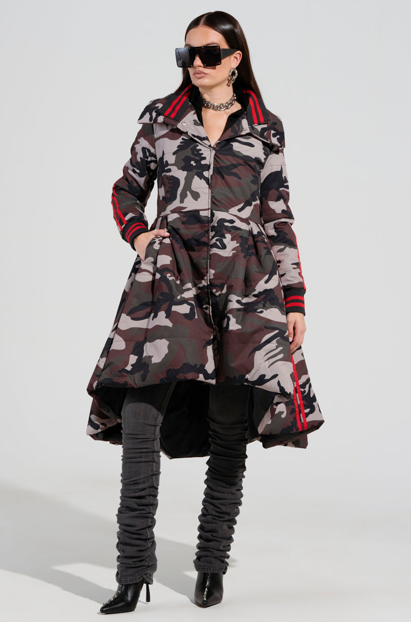 DECKER PEPLUM PUFFER