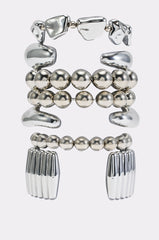 CHROME BRACELET STACK