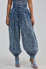 DENIM FOR DAYS BALLOON PANT IN DARK BLUE DENIM