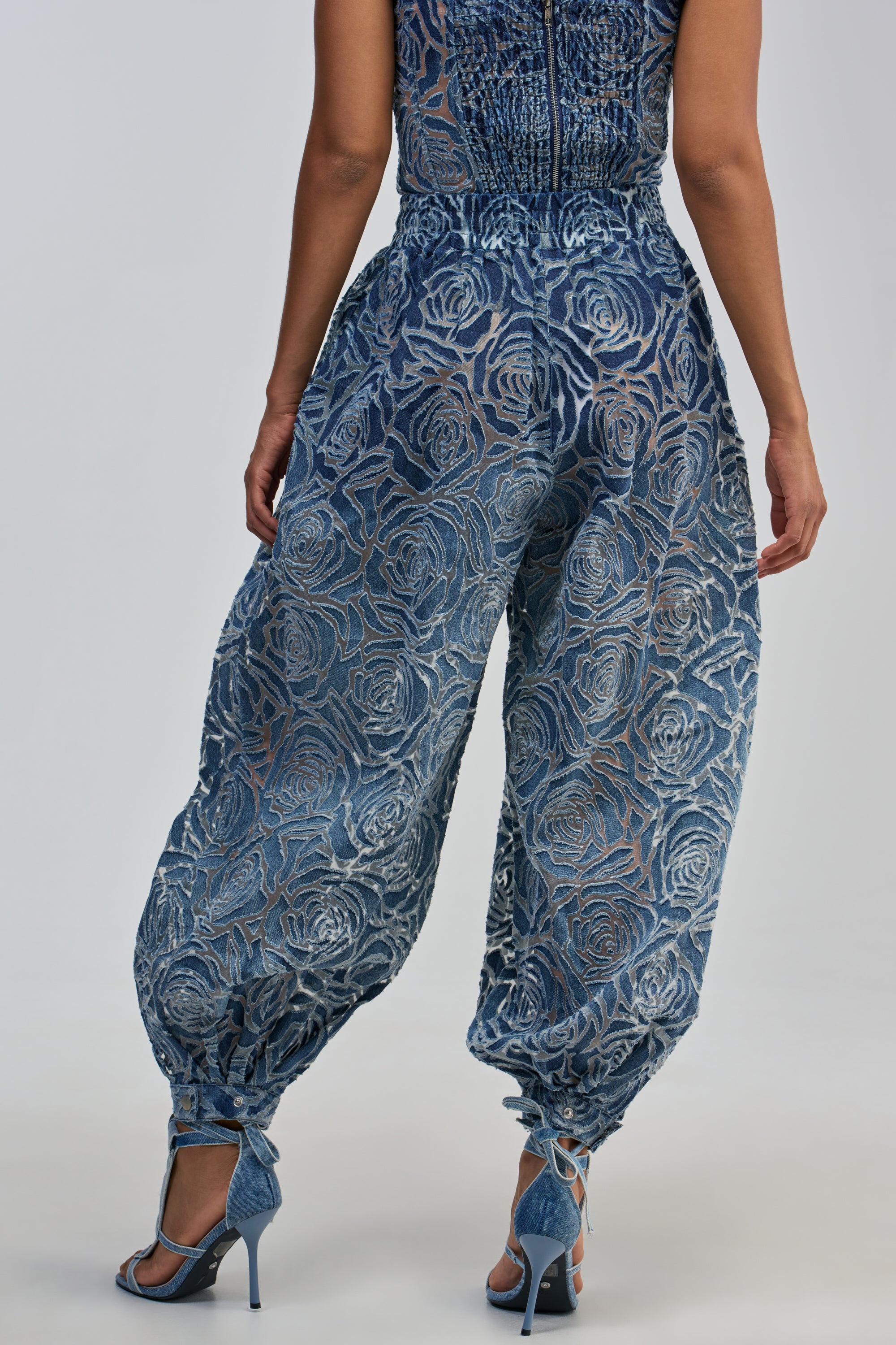 DENIM FOR DAYS BALLOON PANT IN DARK BLUE DENIM