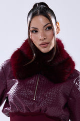 ALAIA FAUX FUR COLLAR