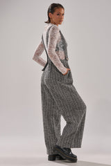 ALESSANDRA TWEED OVERALLS