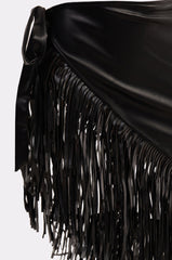 ALL THAT FRINGE TIE BELT
