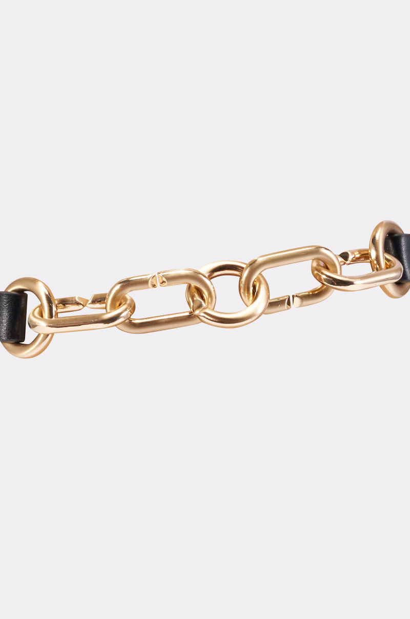 CHAINED 2 U SKINNY BELT
