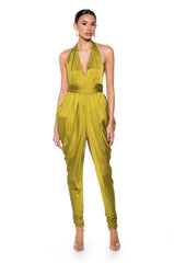 CELESTE HALTER NECK JUMPSUIT