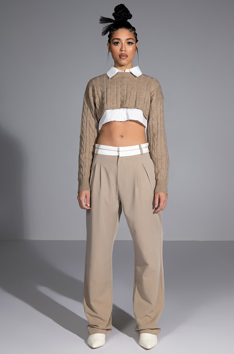 CERTIFIED BOSS WIDE LEG TROUSER