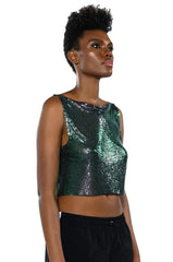 COME MY WAY CHAINMAIL TANK TOP