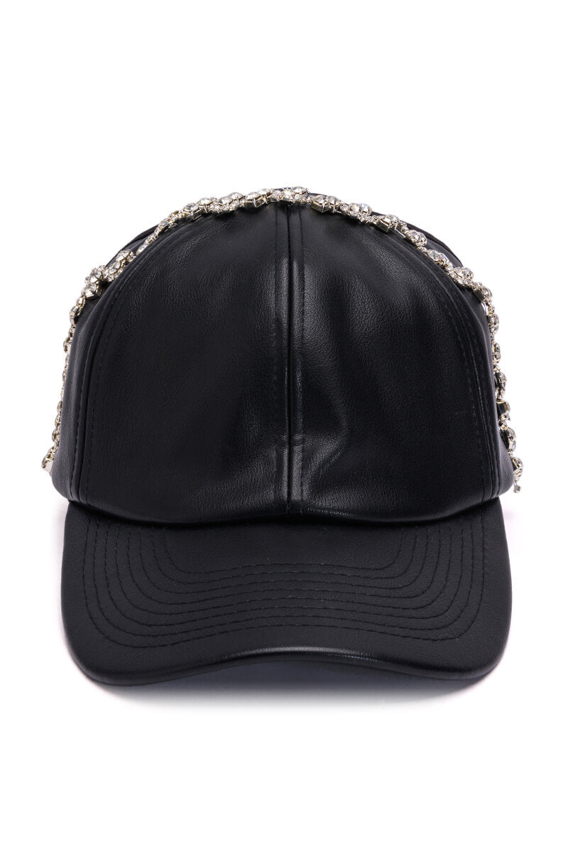 CROWNED ROYALTY EMBELLISHED HAT