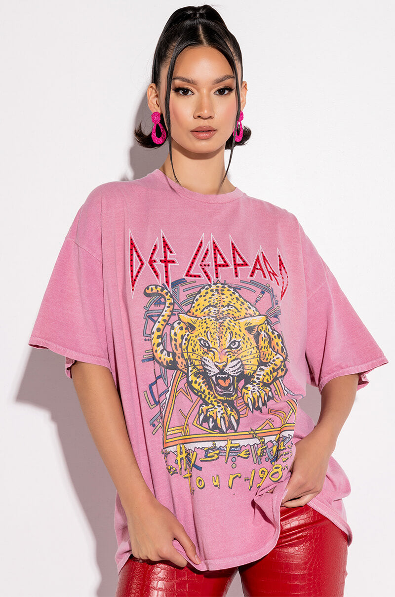 DEF LEPPARD T SHIRT DRESS