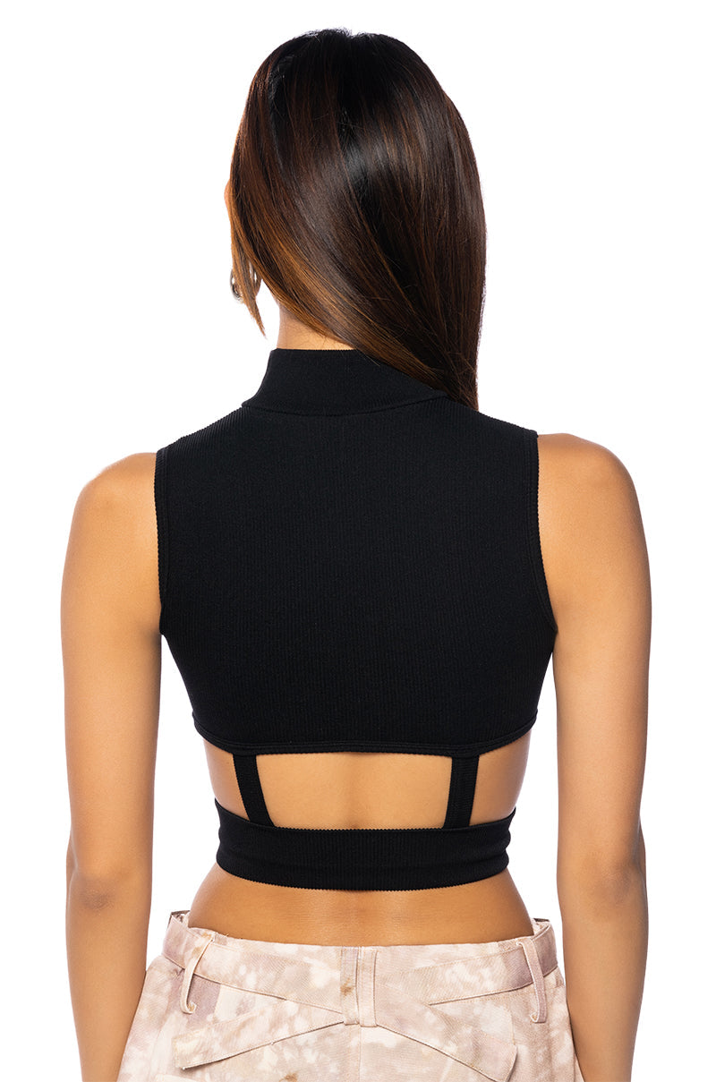 DELILAH MOCK NECK TOP